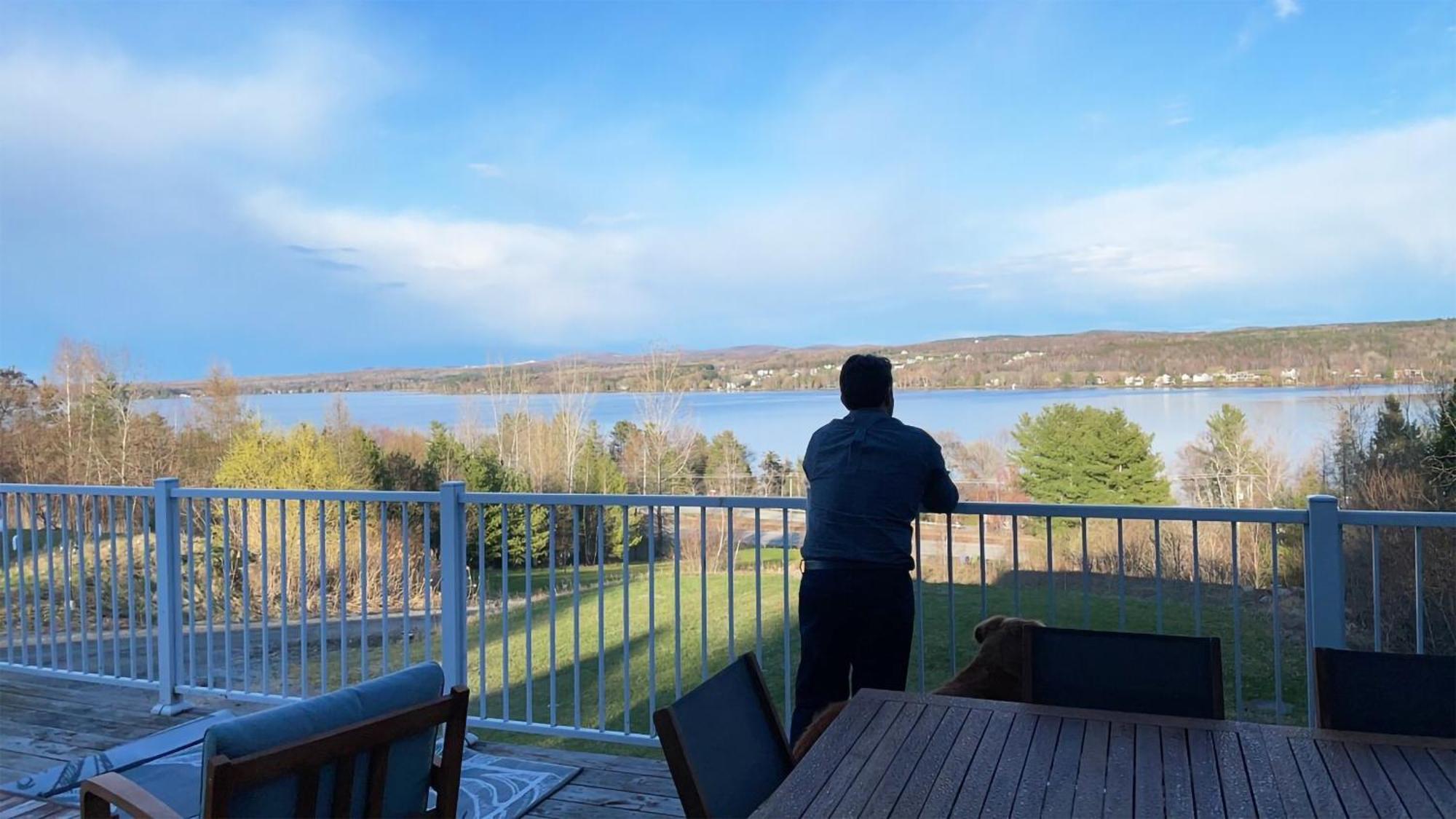 Location Au Sommet Du Lac Magog Kültér fotó